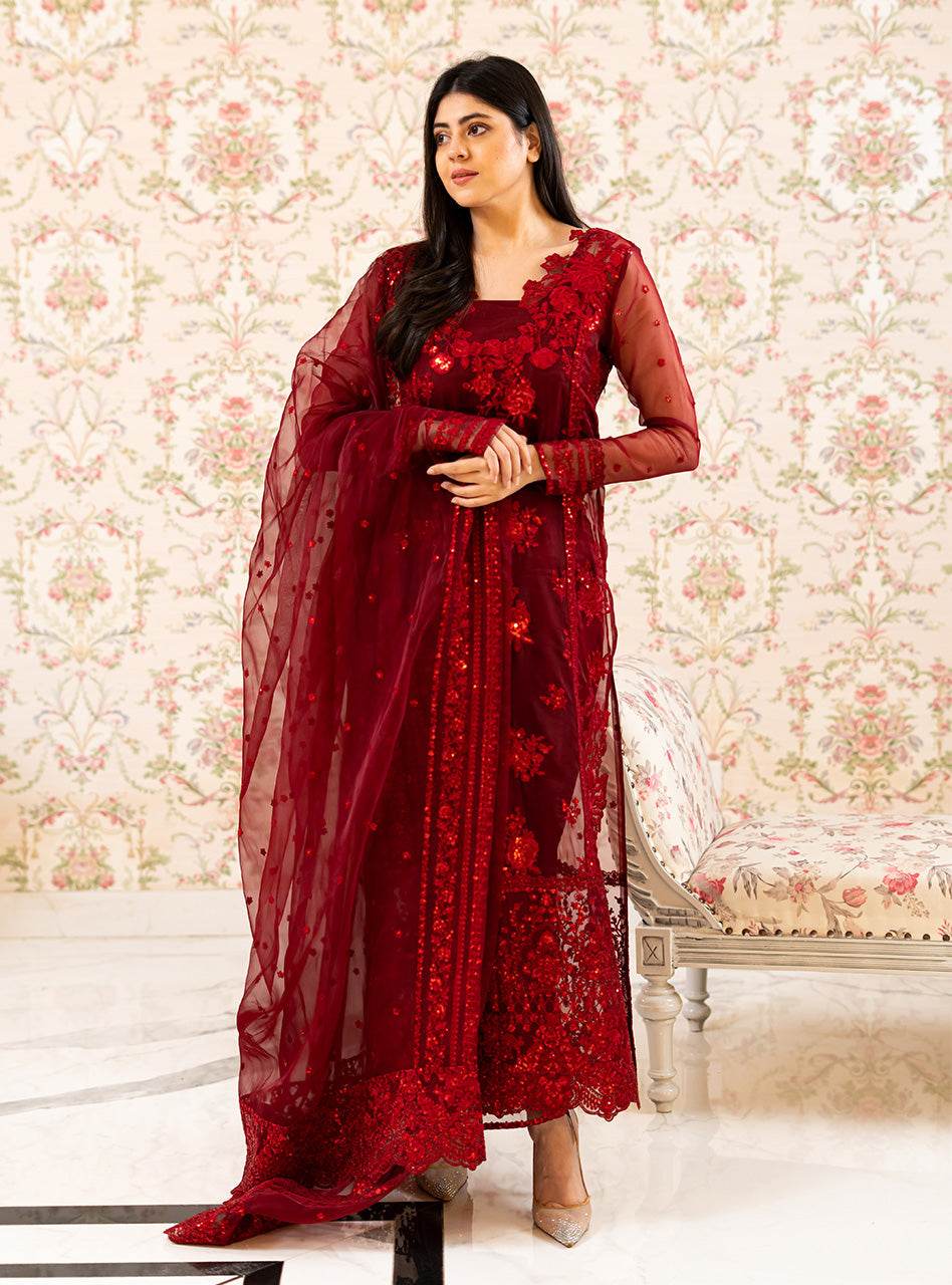 Zainab Chottani Wedding Festive Unstitched 3pcs - Jotey