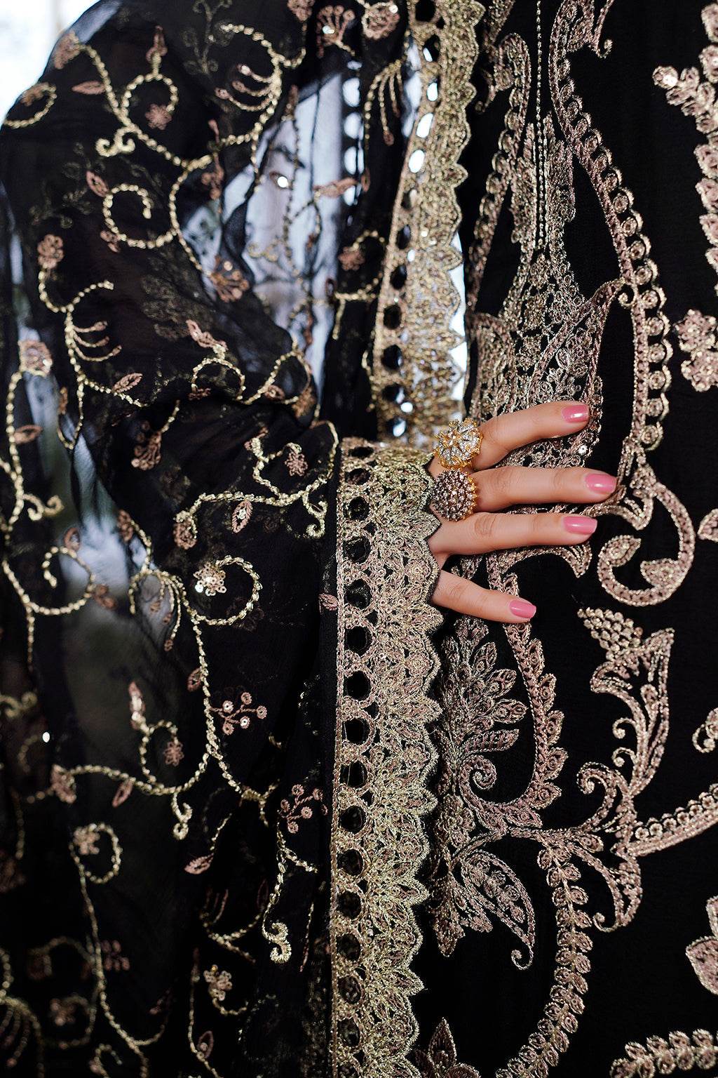 Aarzu Luxury Embroidered Vol-03 Unstitched 3Pcs - Jotey