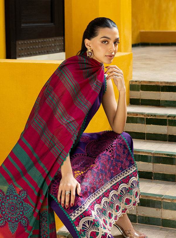 Zainab Chottani Chikankari'25 Unstitched Lawn 3pcs - Jotey