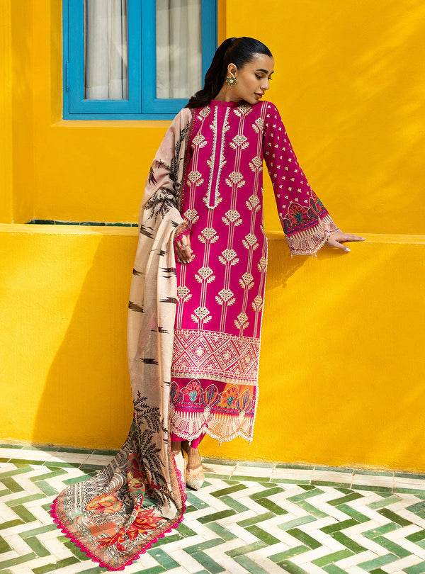 Zainab Chottani Chikankari'25 Unstitched Lawn 3pcs - Jotey