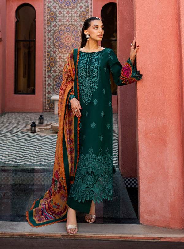 Zainab Chottani Chikankari'25 Unstitched Lawn 3pcs - Jotey