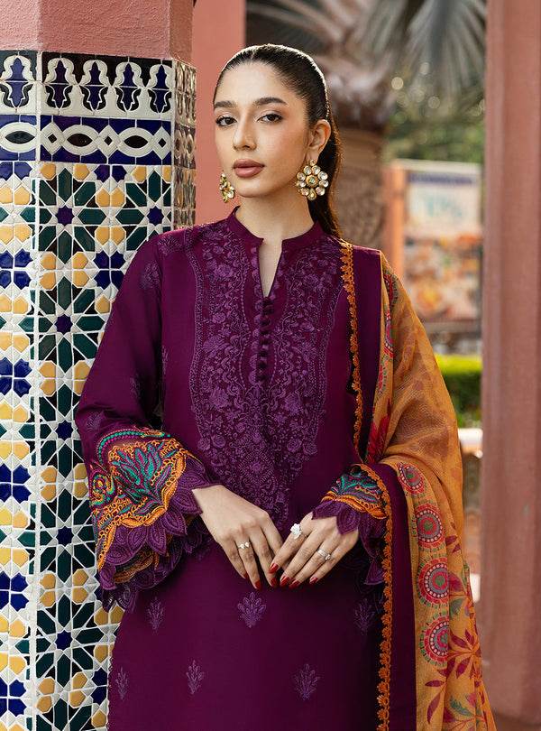Zainab Chottani Chikankari'25 Unstitched Lawn 3pcs - Jotey