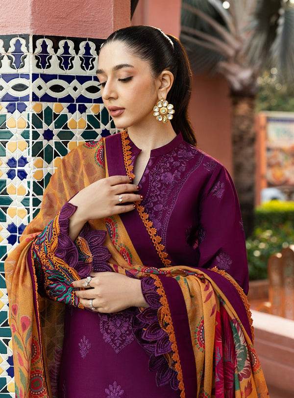 Zainab Chottani Chikankari'25 Unstitched Lawn 3pcs - Jotey