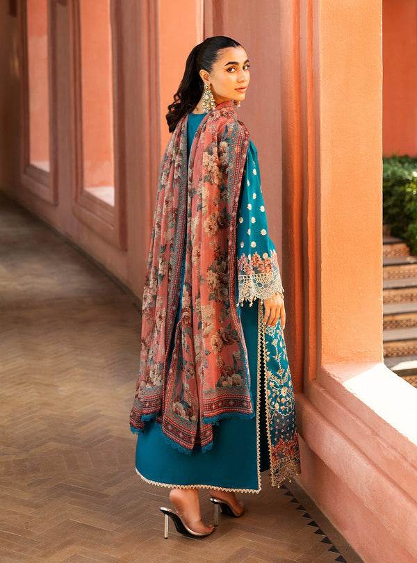 Zainab Chottani Chikankari'25 Unstitched Lawn 3pcs - Jotey