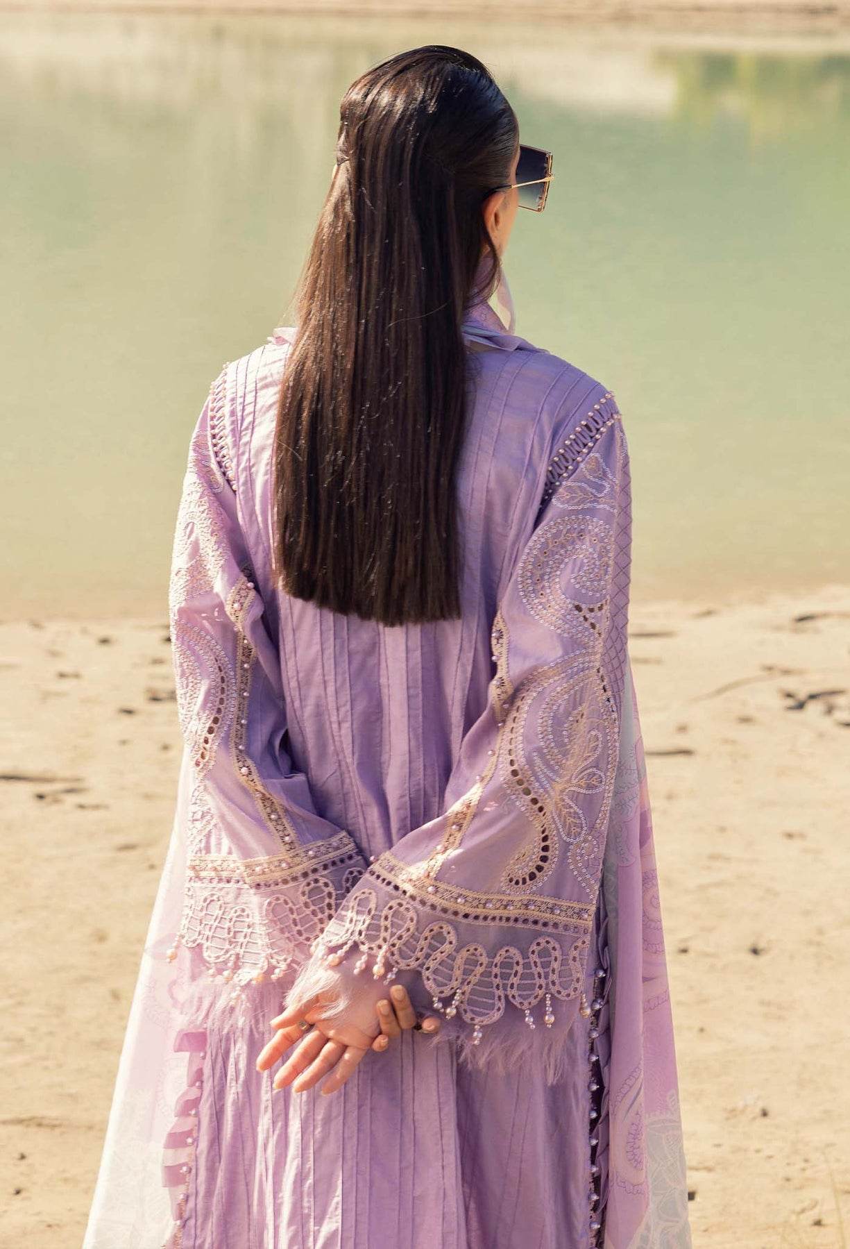 Adans Libas Summer Inspired Embroidered Premium Lawn Unstitched 3 Piece - Jotey