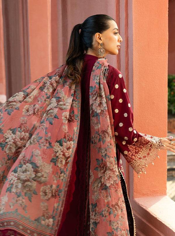 Zainab Chottani Chikankari'25 Unstitched Lawn 3pcs - Jotey