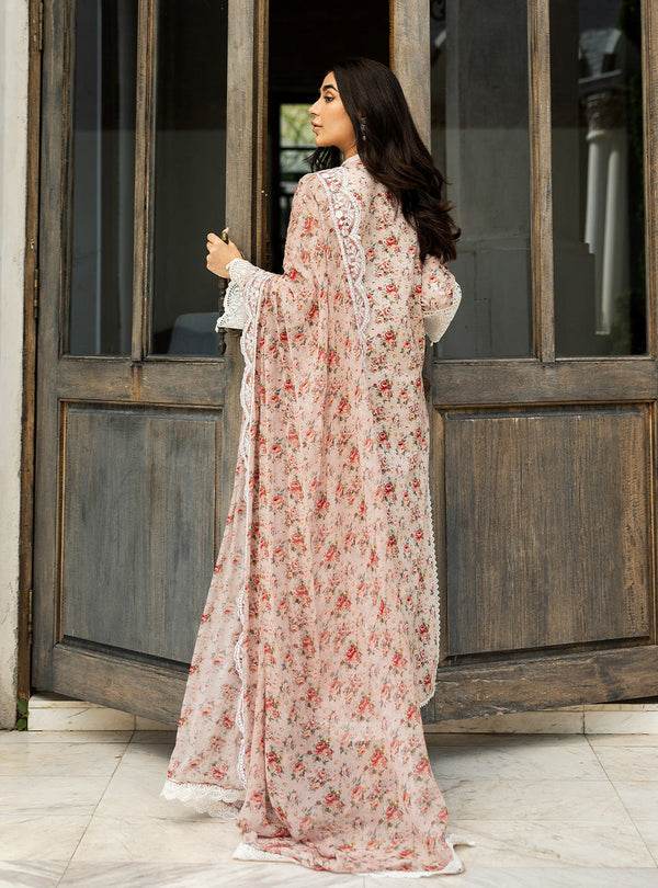 Zainab Chottani Chikankari'25 Unstitched Lawn 3pcs - Jotey