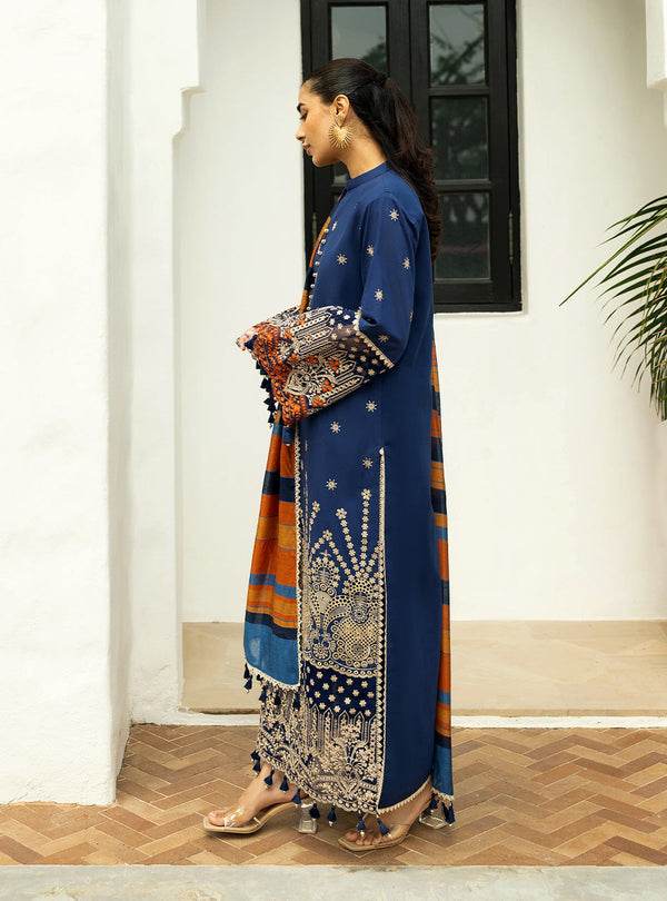 Zainab Chottani Chikankari'25 Unstitched Lawn 3pcs - Jotey