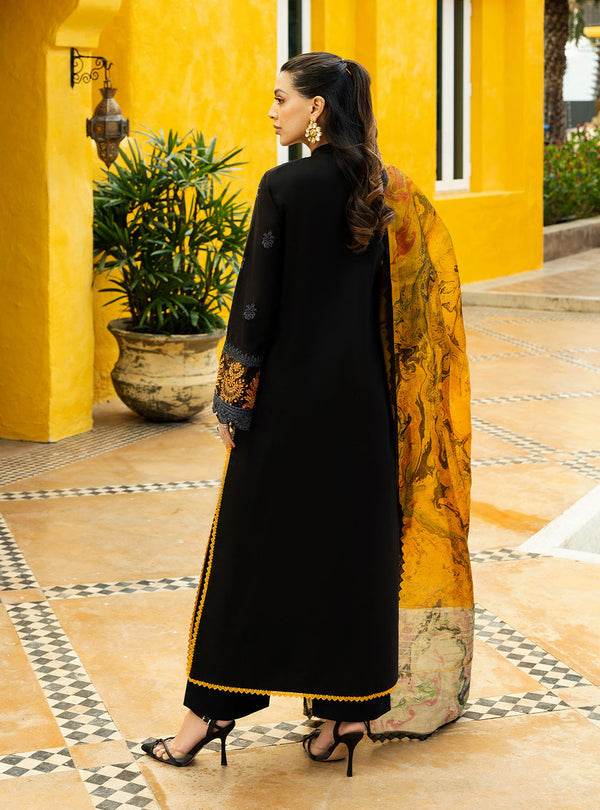 Zainab Chottani Chikankari'25 Unstitched Lawn 3pcs - Jotey