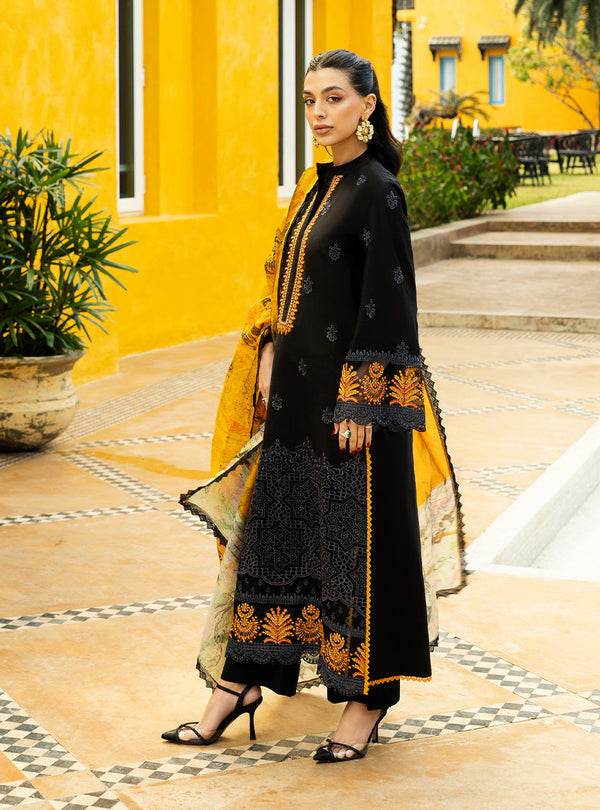 Zainab Chottani Chikankari'25 Unstitched Lawn 3pcs - Jotey