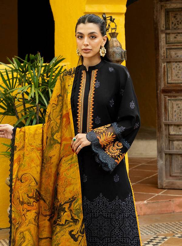 Zainab Chottani Chikankari'25 Unstitched Lawn 3pcs - Jotey