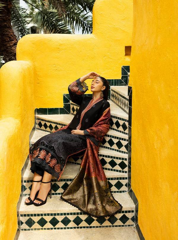 Zainab Chottani Chikankari'25 Unstitched Lawn 3pcs - Jotey