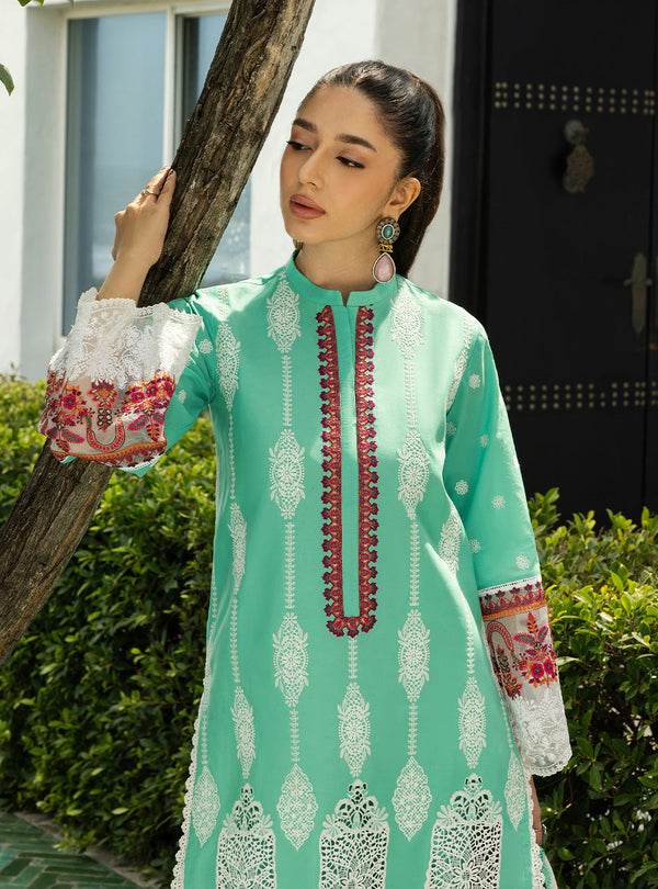 Zainab Chottani Chikankari'25 Unstitched Lawn 3pcs - Jotey