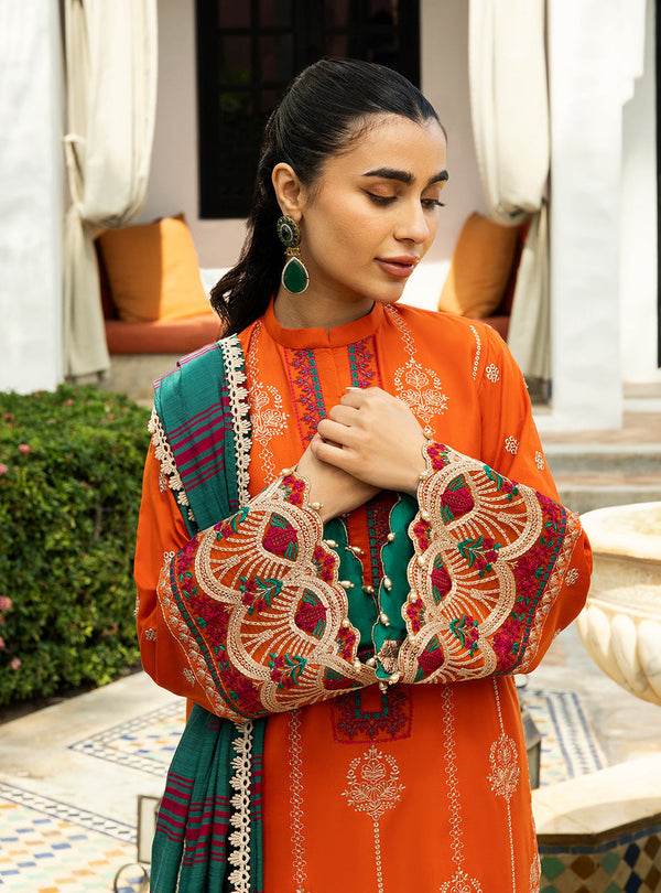 Zainab Chottani Chikankari'25 Unstitched Lawn 3pcs - Jotey