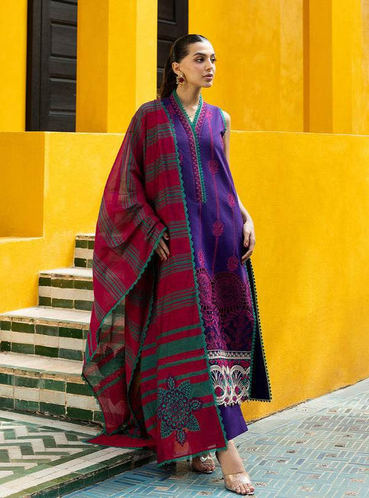 Zainab Chottani Chikankari'25 Unstitched Lawn 3pcs - Jotey