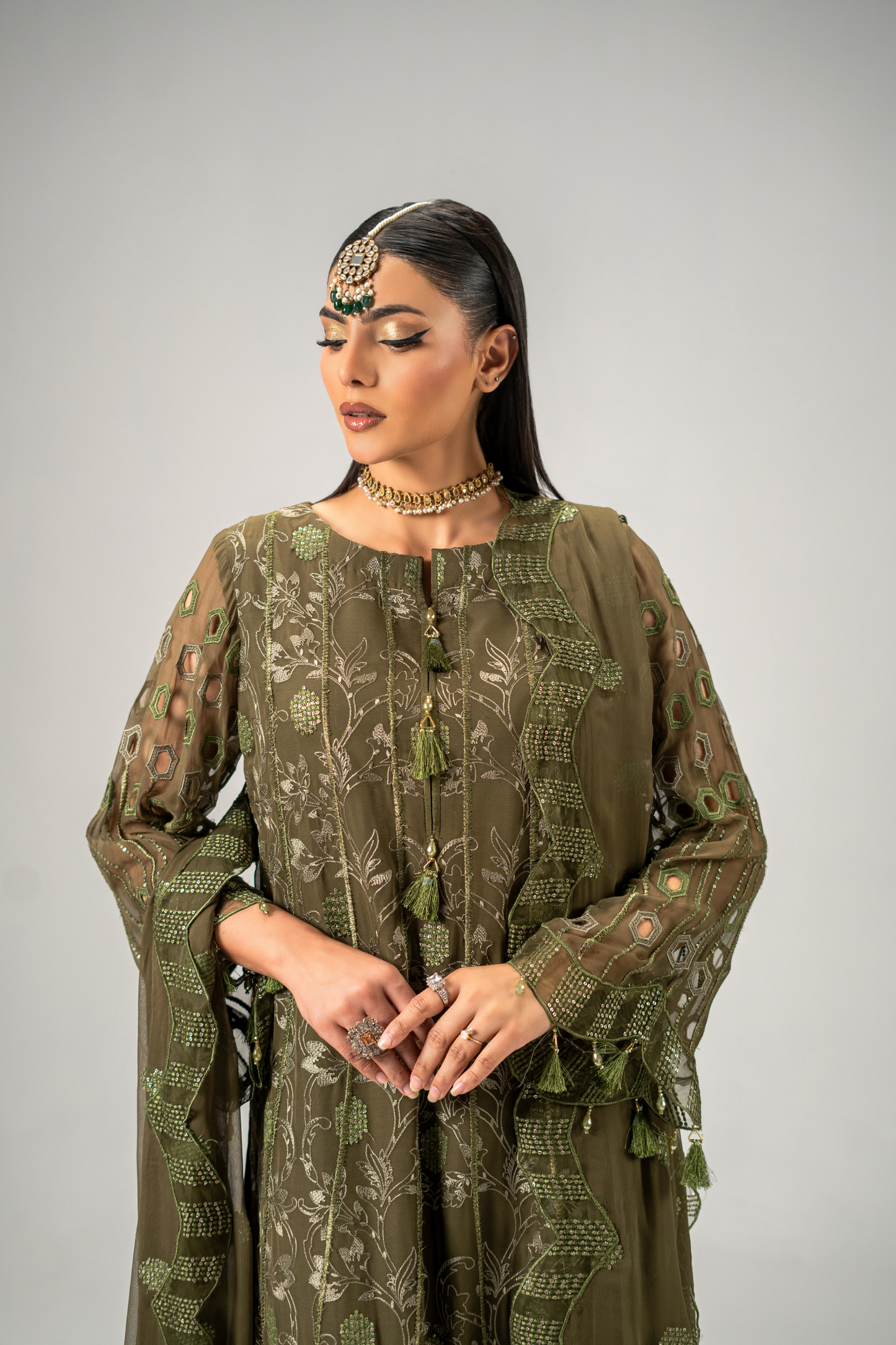 Zebtan Aura Vol-01 Embroidered Chiffon Unstitched 3pcs