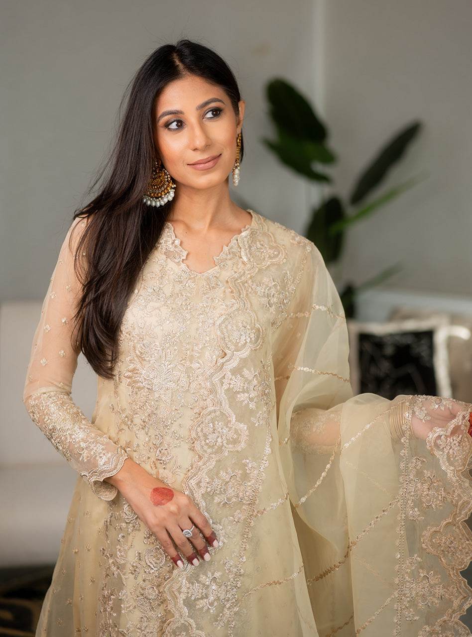 Zainab Chottani Wedding Festive Unstitched 3pcs - Jotey