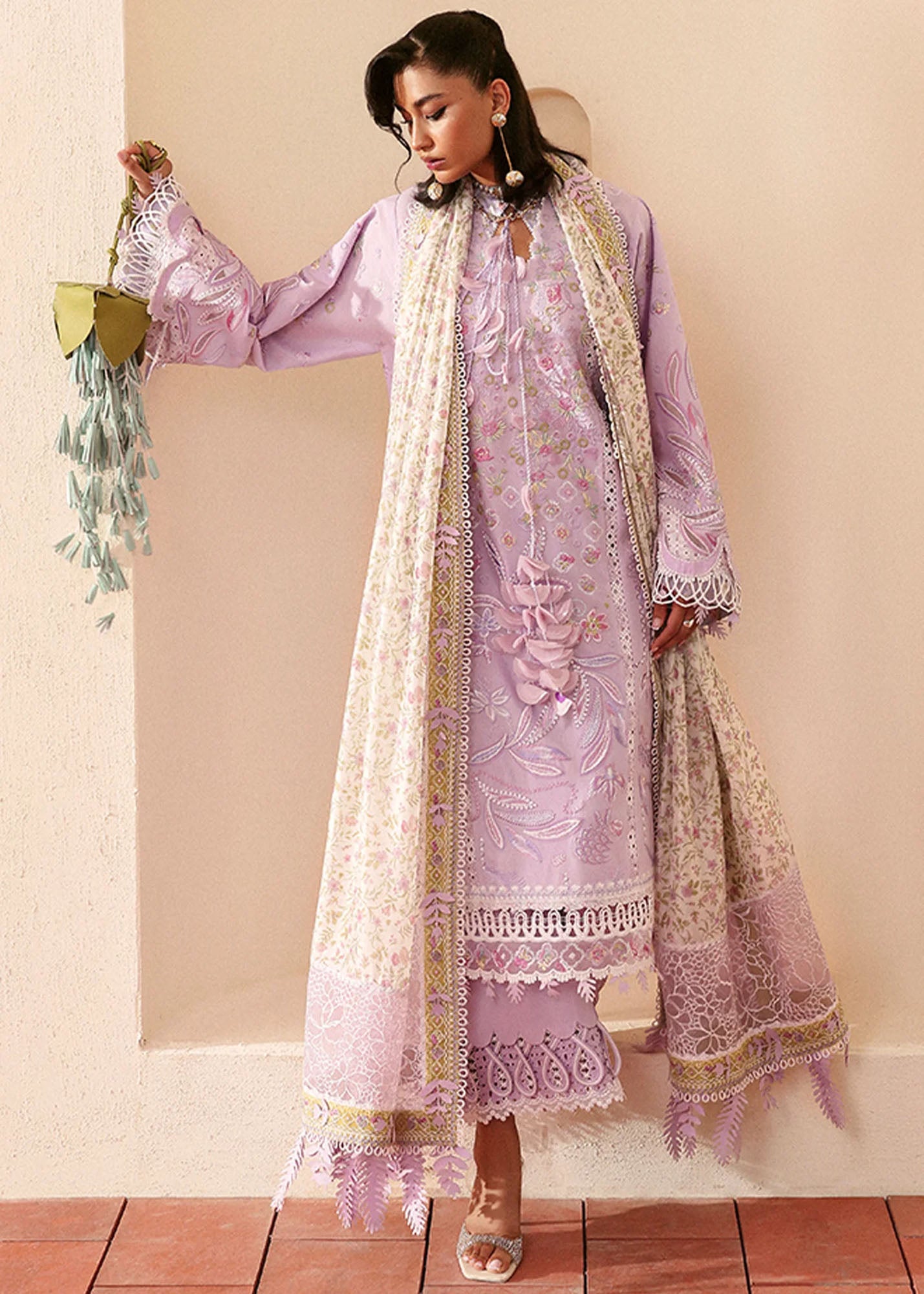 Lawn'25 Eid by Suffuse Embroidered Lawn Unstitched 3Pcs