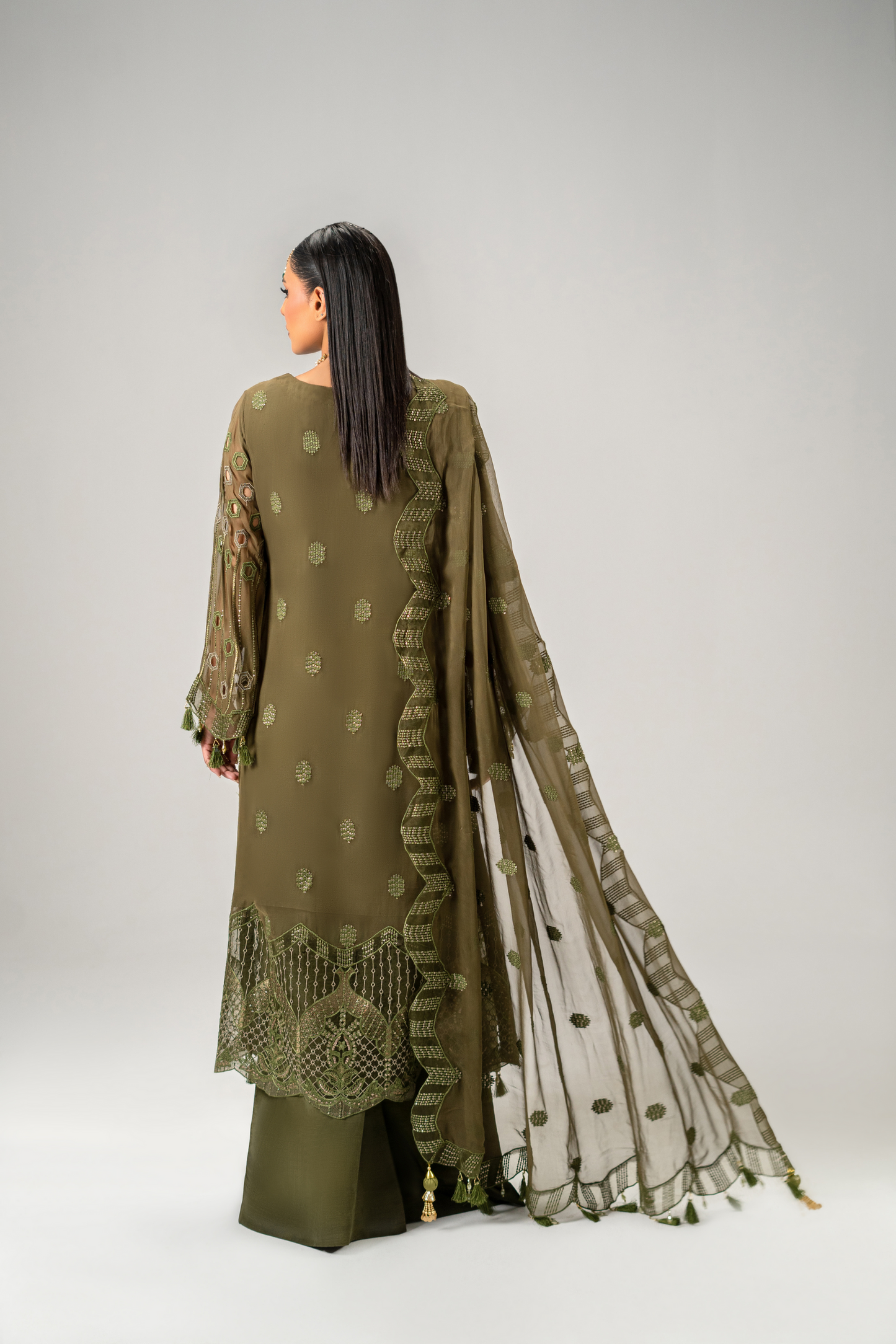 Zebtan Aura Vol-01 Embroidered Chiffon Unstitched 3pcs