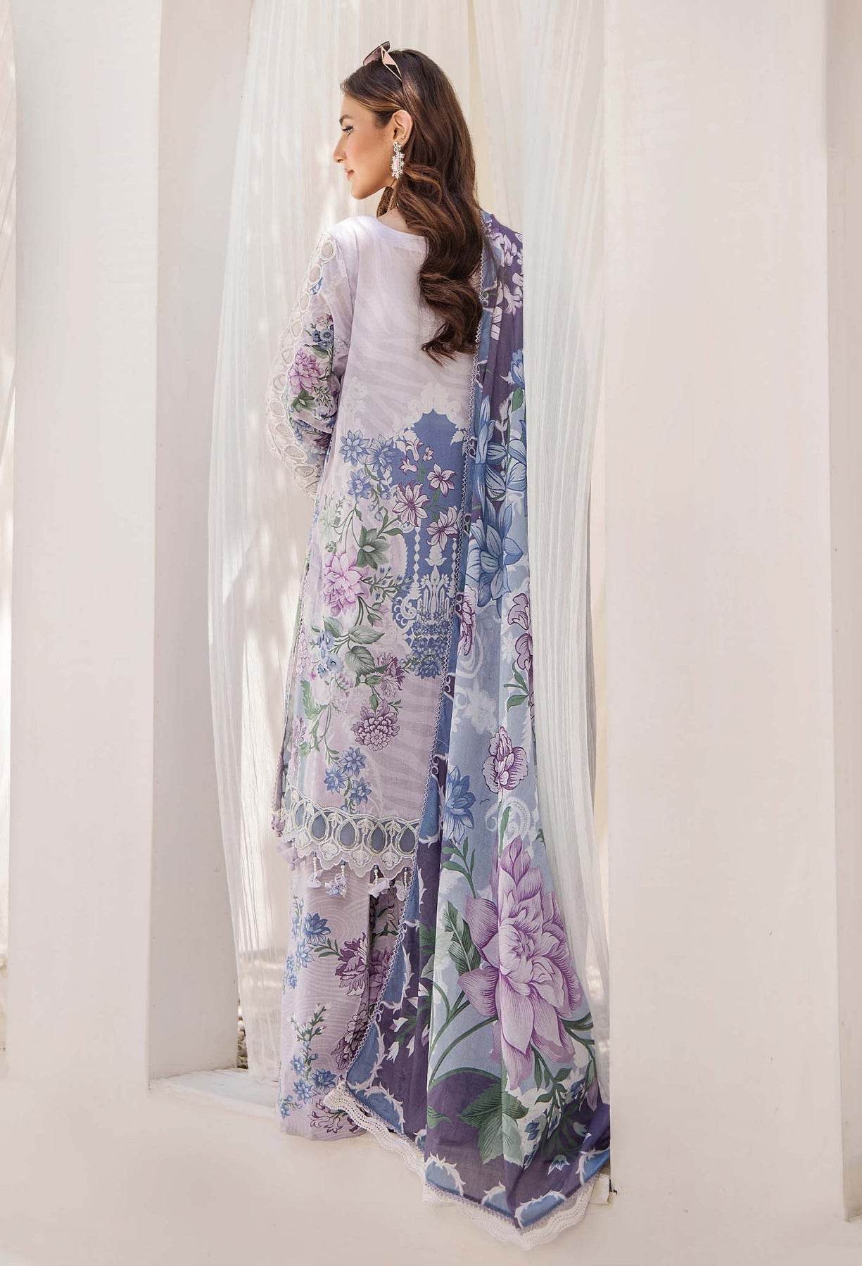 Adan's Libas Prints Unstitched Lawn 3 Piece - Jotey