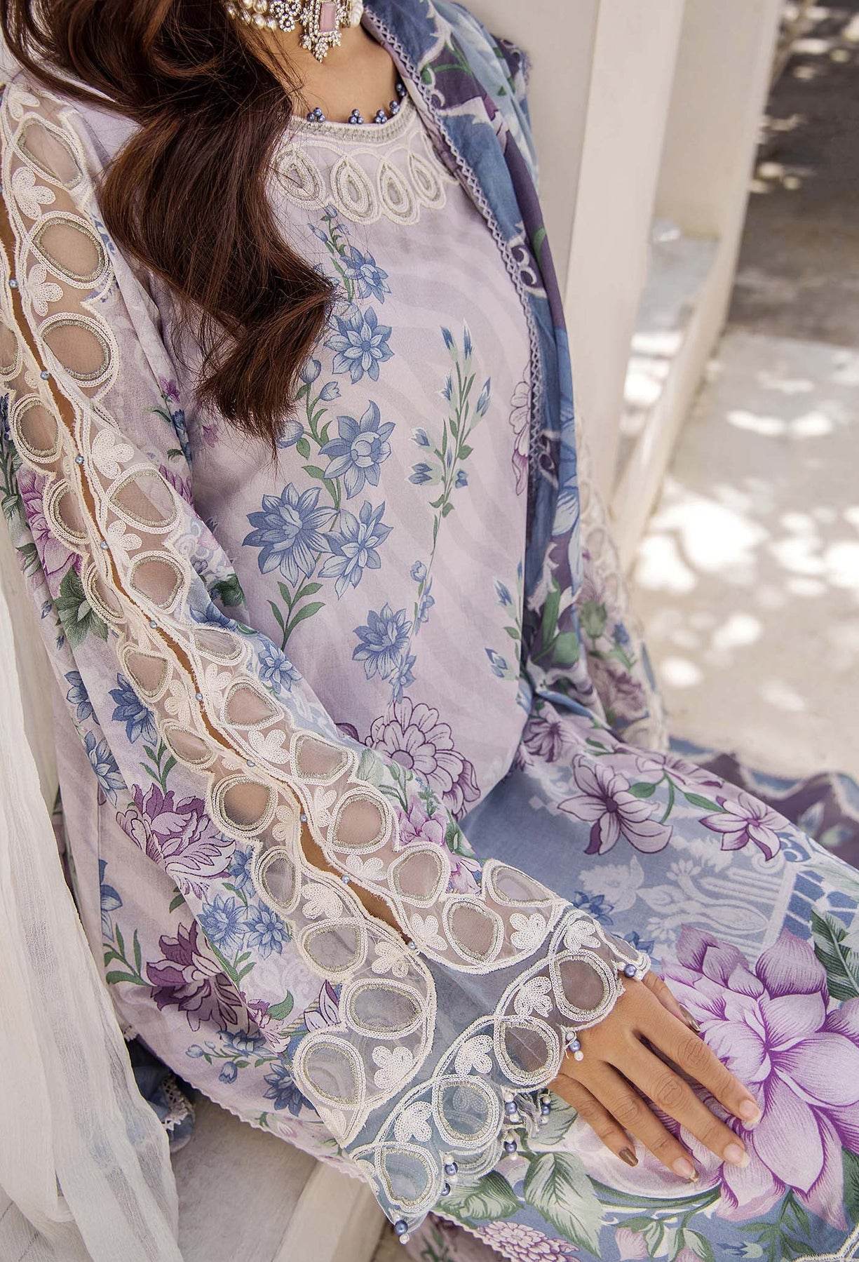 Adan's Libas Prints Unstitched Lawn 3 Piece - Jotey