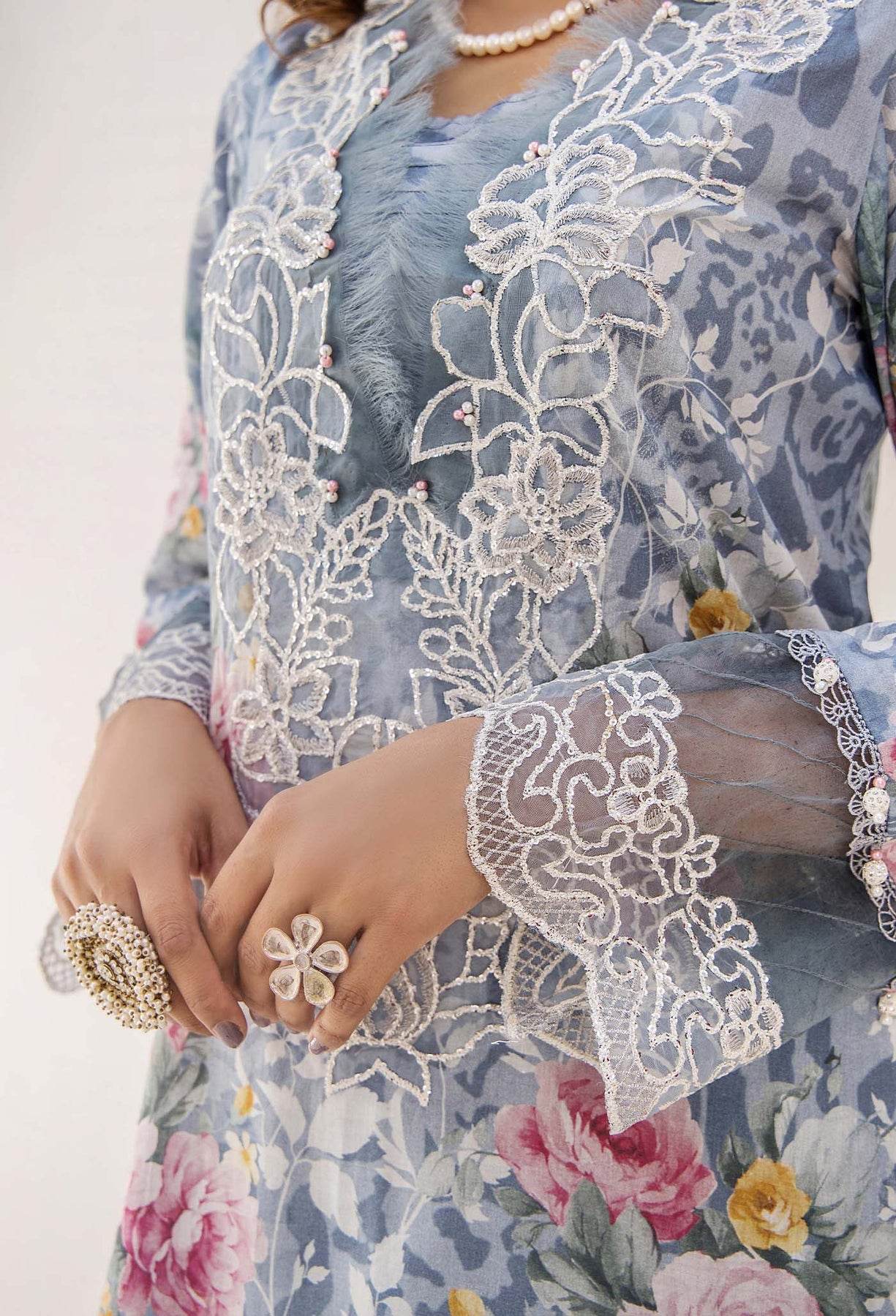 Adan's Libas Prints Unstitched Lawn 3 Piece - Jotey