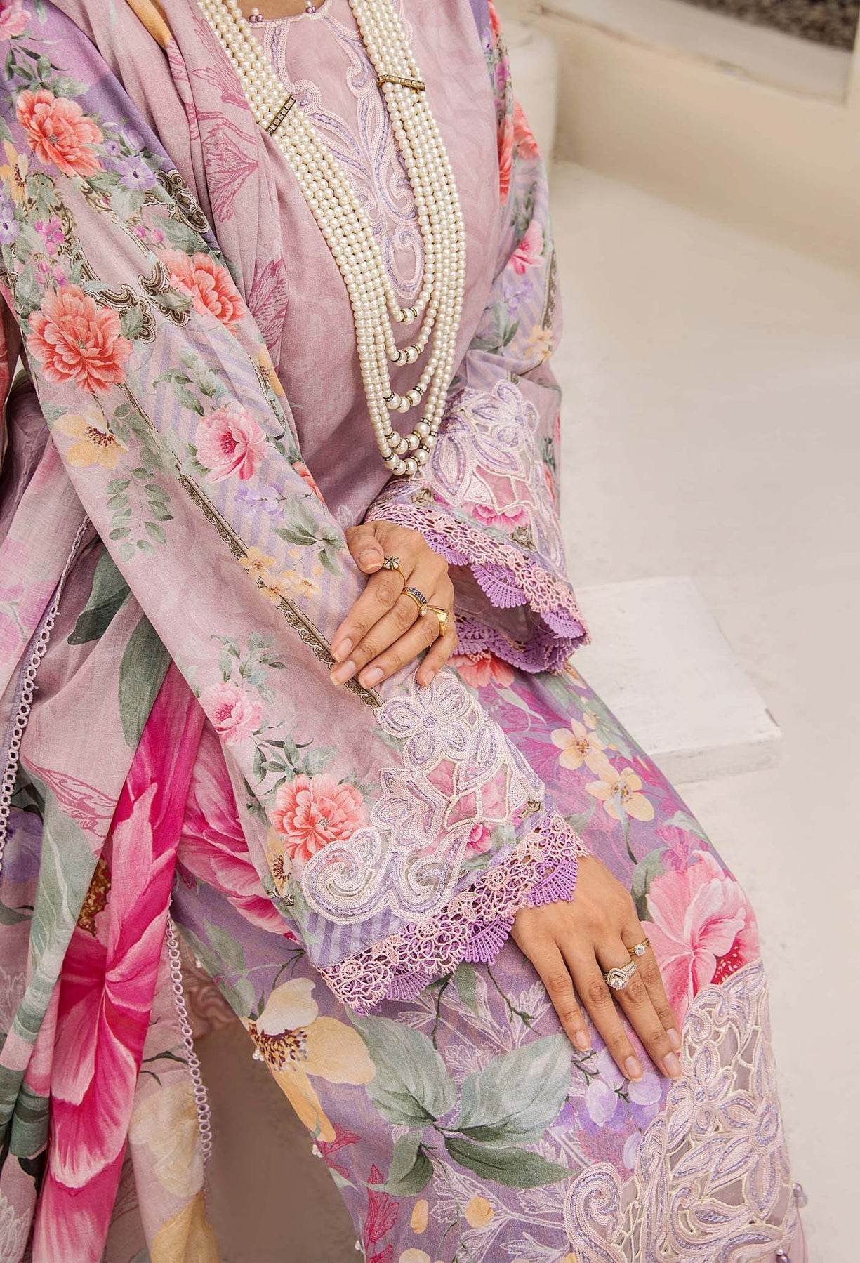 Adan's Libas Prints Unstitched Lawn 3 Piece - Jotey