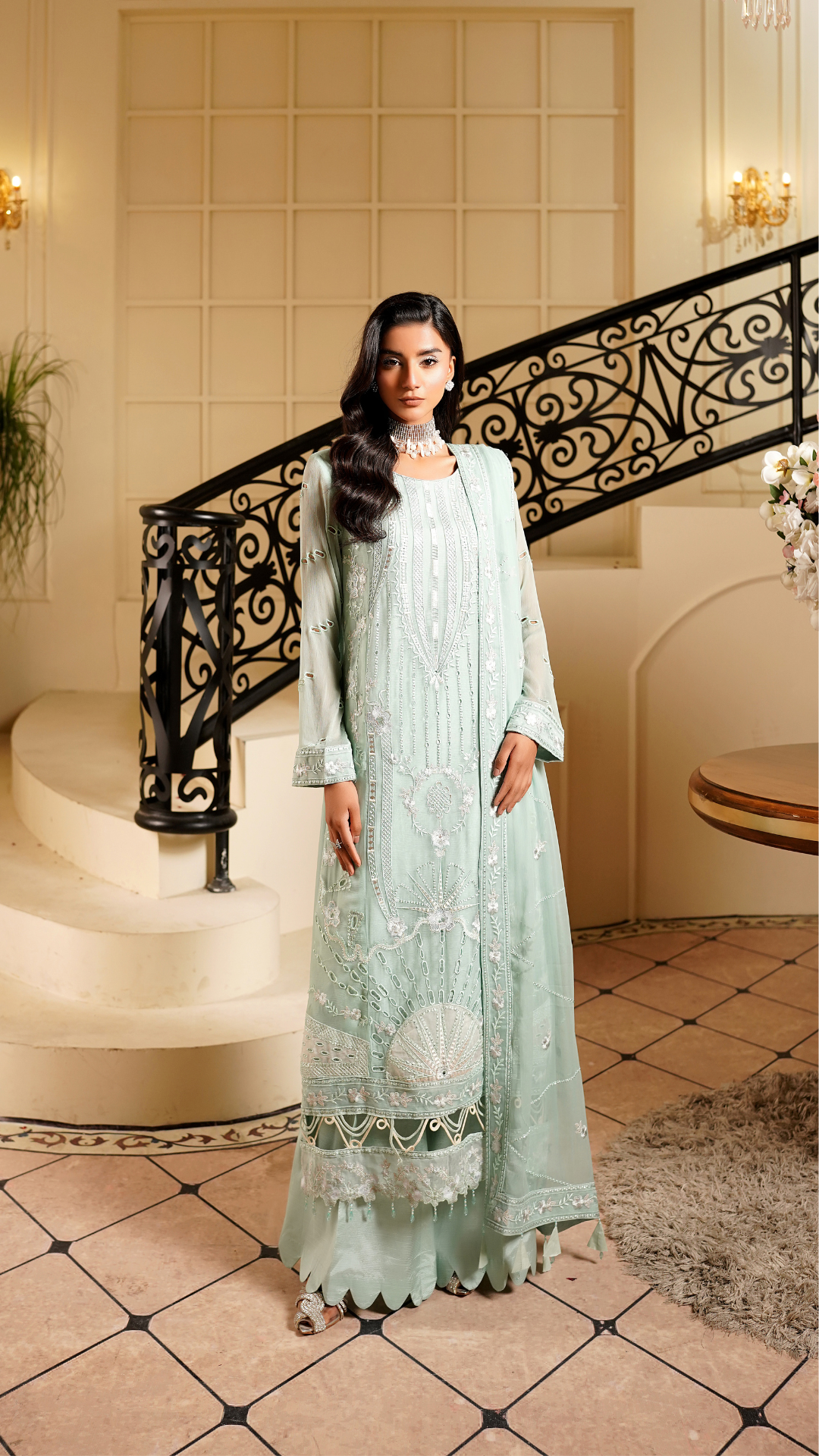 Farmaish By Zebtan Vol 7 Embroidered Chiffon Unstitched 3pcs