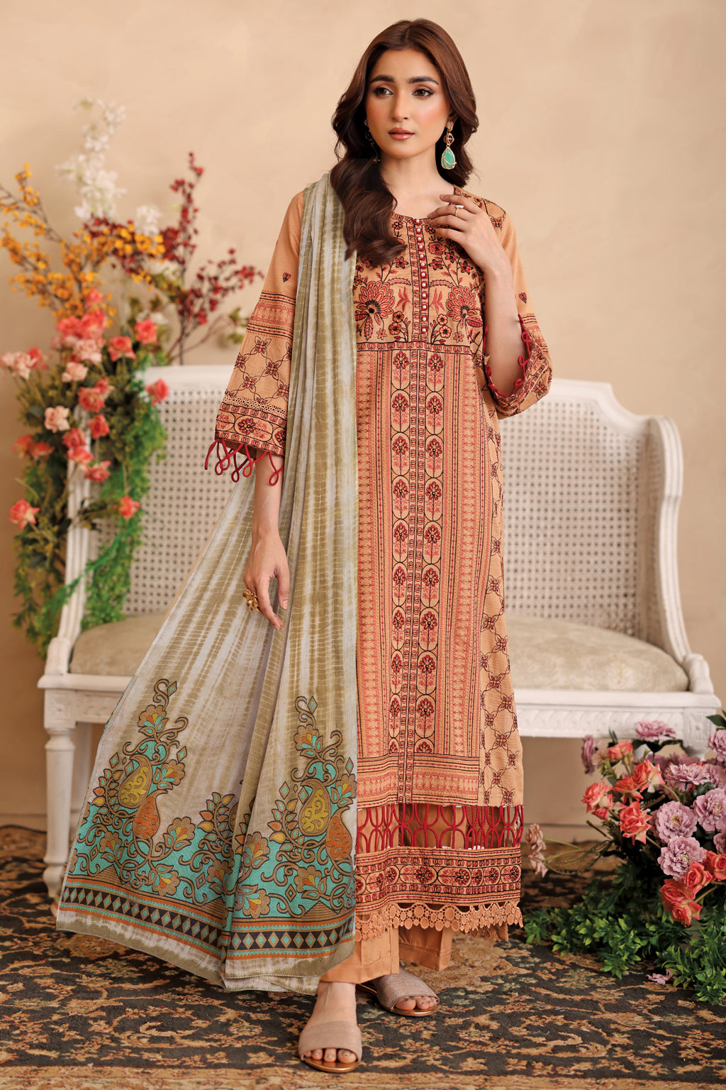 Sabeen by Johra Embroidered Lawn Unstitched 3Pcs