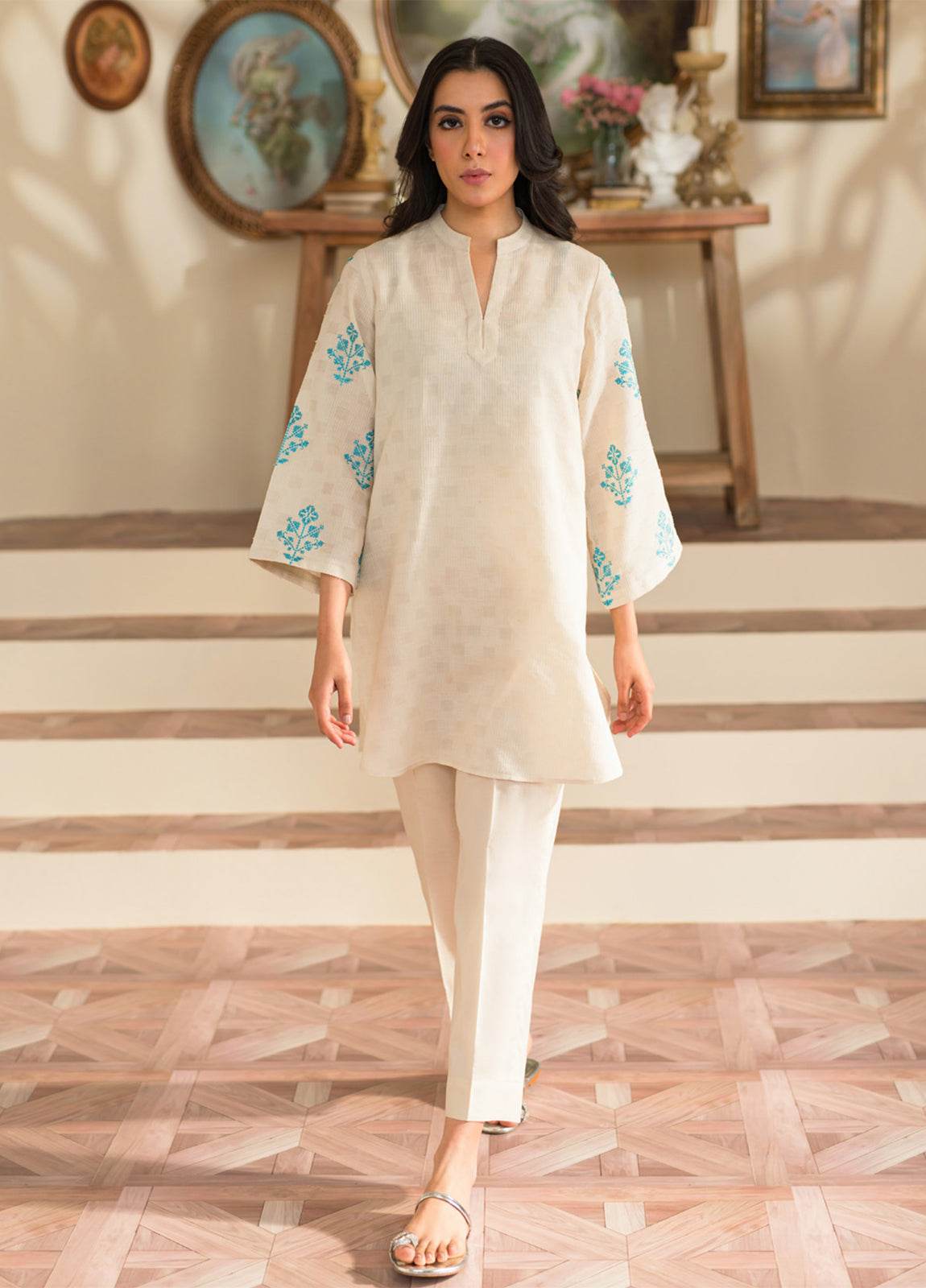 Sahar Ready To Ware Embroidered Co-Ord Sets - Jotey