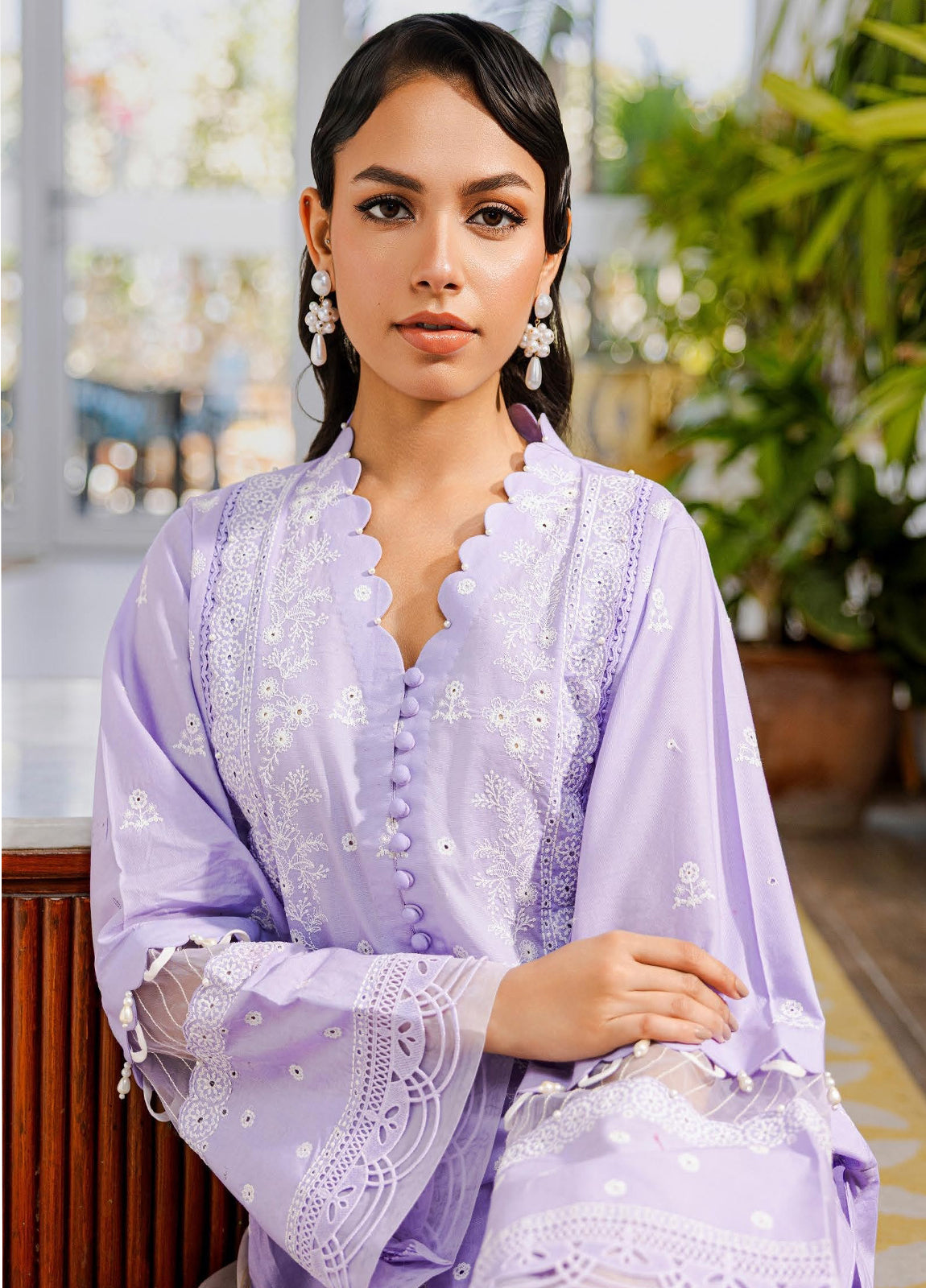 Zellbury Chikankari Embroidered Lawn Unstitched 3Pcs