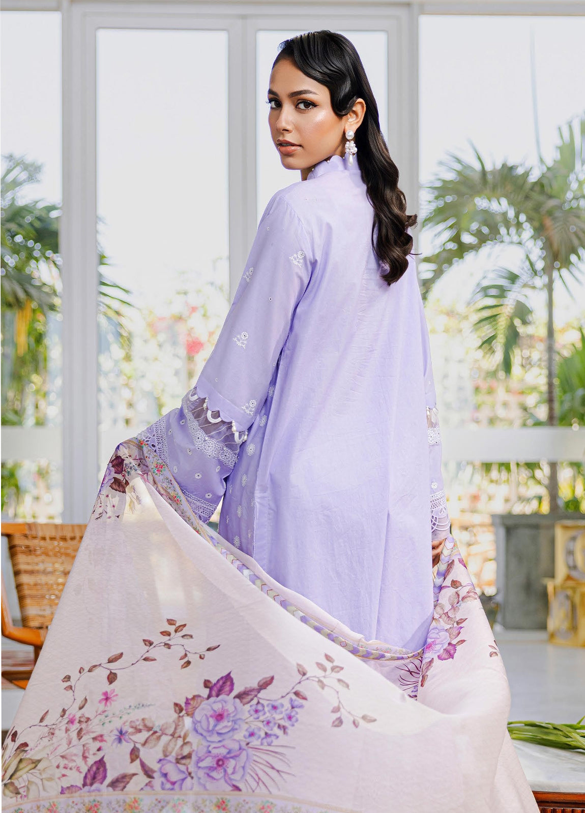 Zellbury Chikankari Embroidered Lawn Unstitched 3Pcs