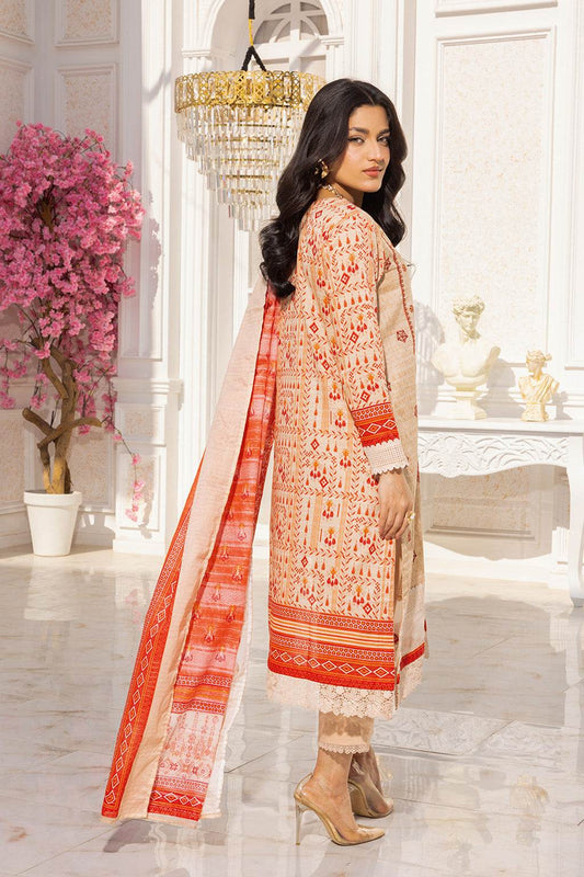 Somika By Johra Embroidered Fancy Lawn Unstitched 3Pcs - Jotey