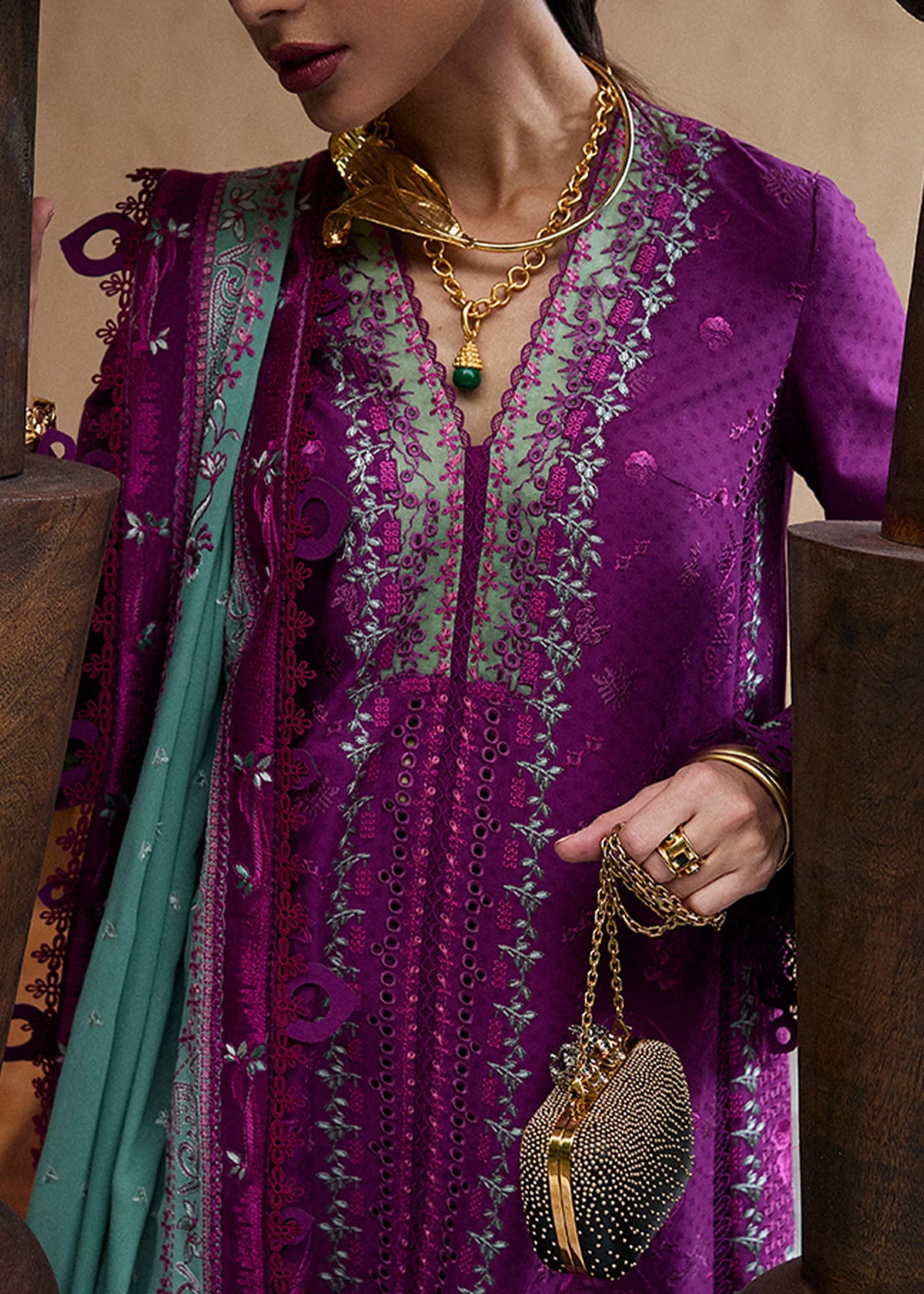 Lawn'25 Eid by Suffuse Embroidered Lawn Unstitched 3Pcs