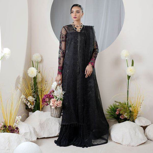 Embellished Ready to wear Organza 3pcs - Jotey