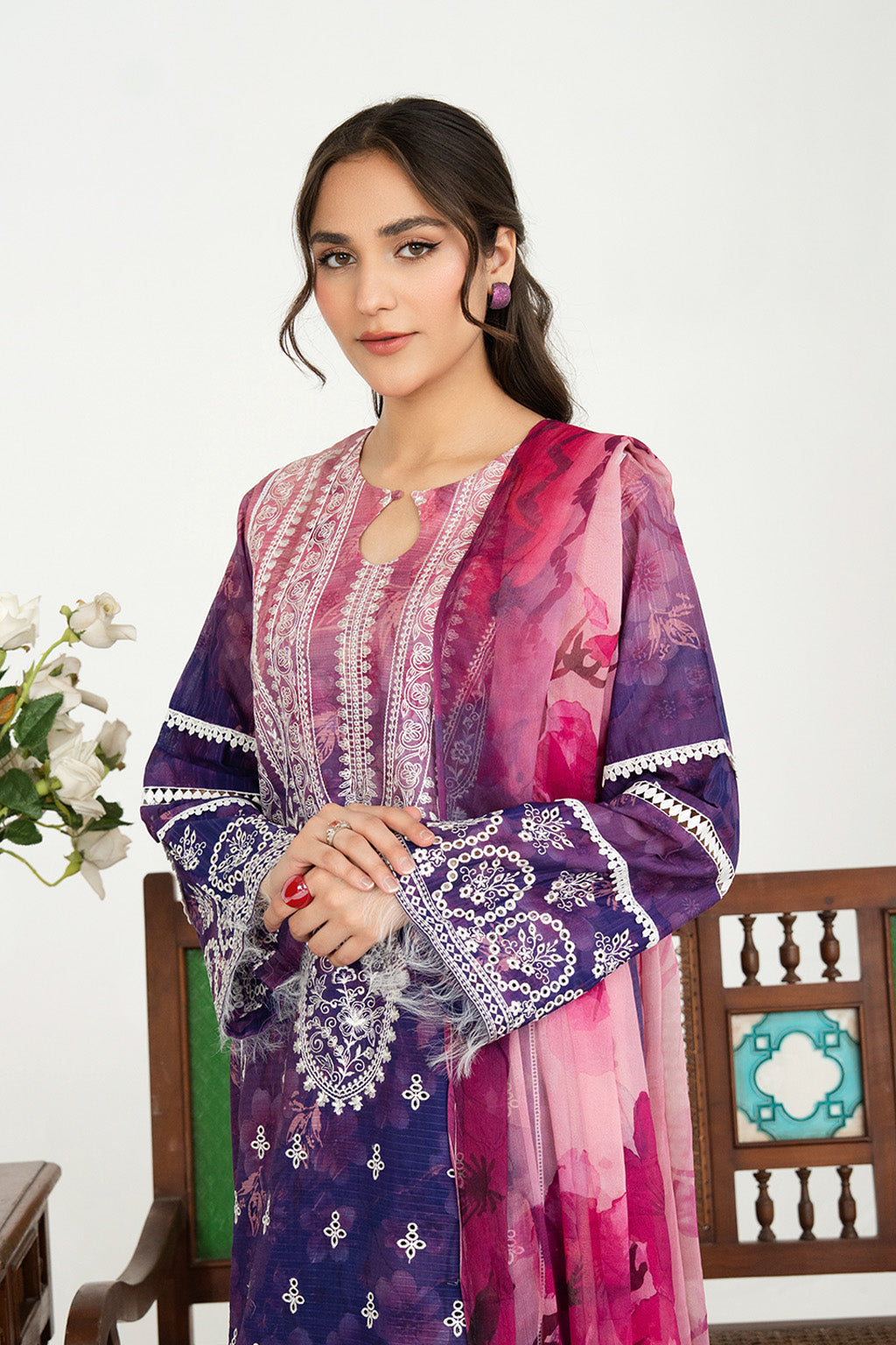 Sundas By Johra Embroidered Printed Lawn Unstitched 3Pcs