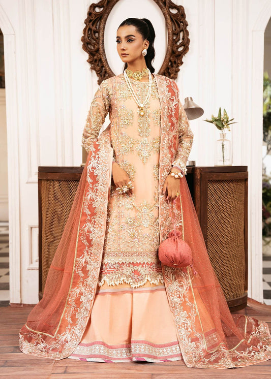 INAYAT Luxury Wedding Formals Unstitched 3pcs - Jotey