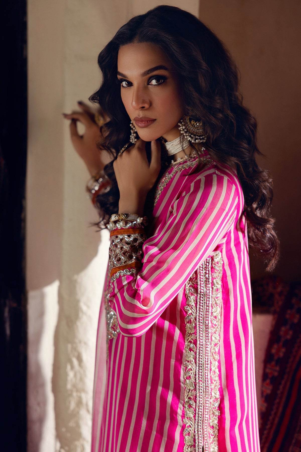 Vasal By Charizma Embroidered Luxury Chiffon Vol-03 Unstitched 3pcs - Jotey