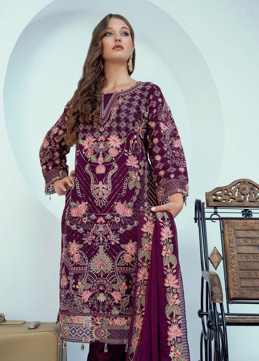 MEHRIMA By Noori Stitched Chiffon Luxury 3pcs - Jotey