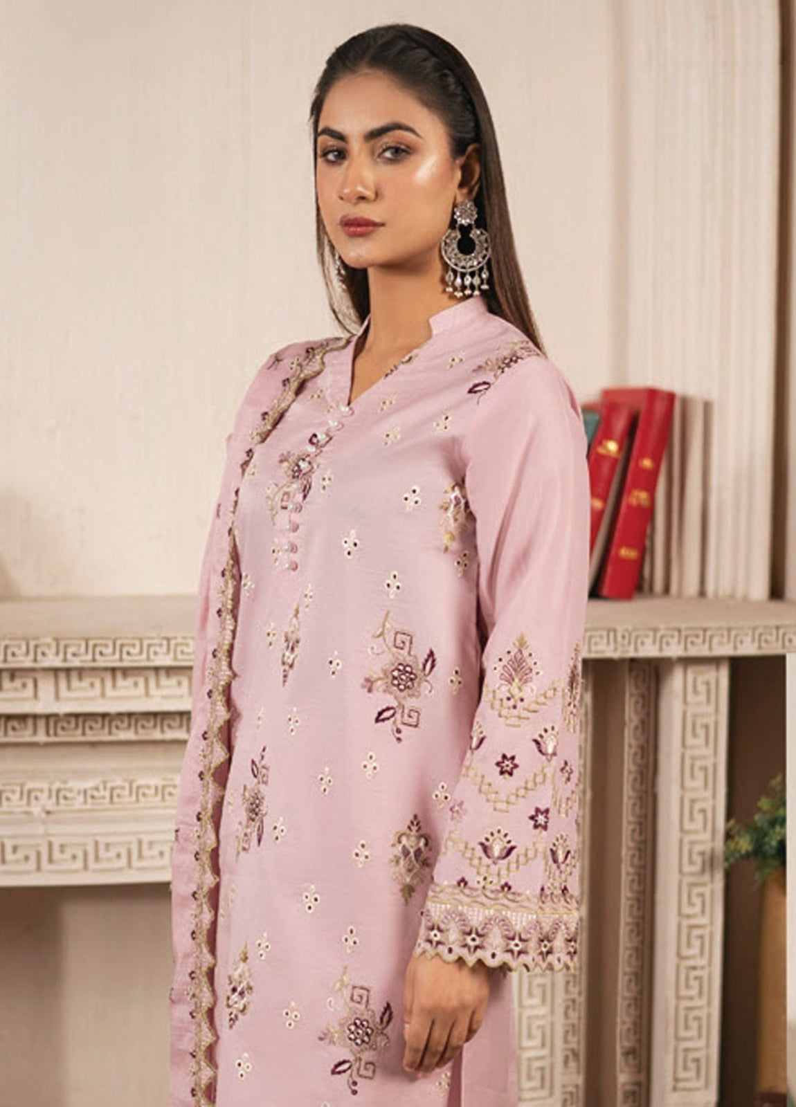 Mah-E-Noor By Angan Embroidered Lawn Unstitched 3Pcs