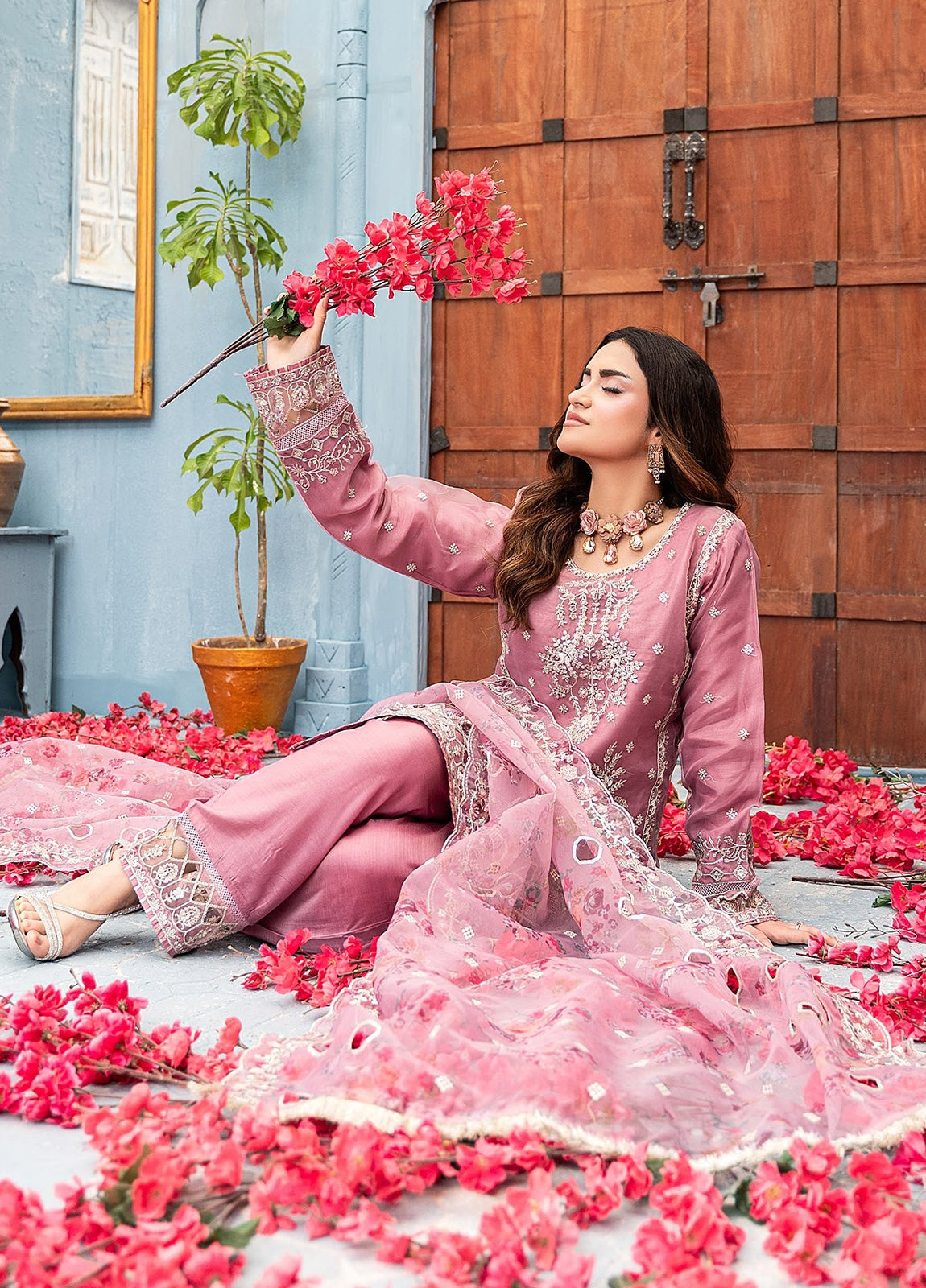 Rashi By Noori Embroidered Luxury Organza Festive Formal Stitched 3 Piece