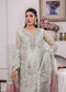 ZA Clothes Gulshan Embroidered Organza Ready to wear 3pcs - Jotey