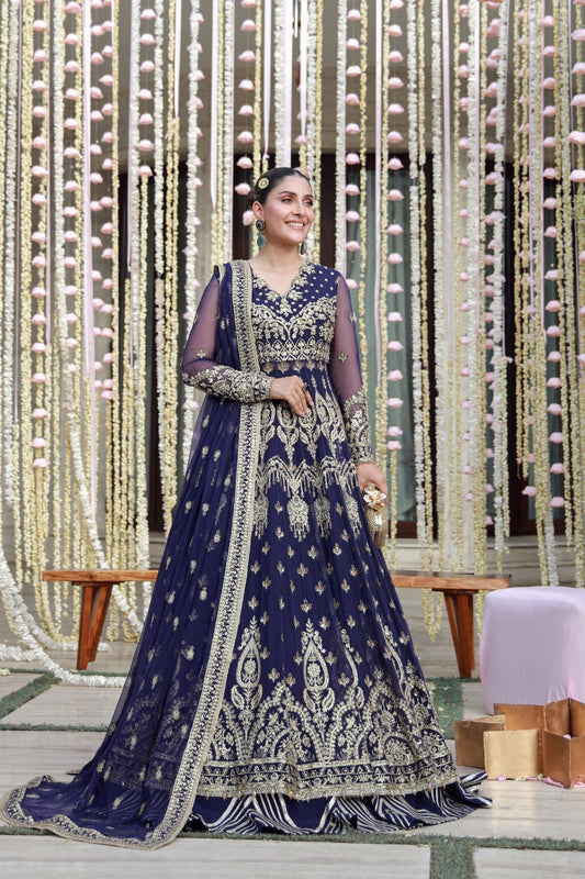 Gulmina Embroidered Chiffon Unstitched 4 Piece