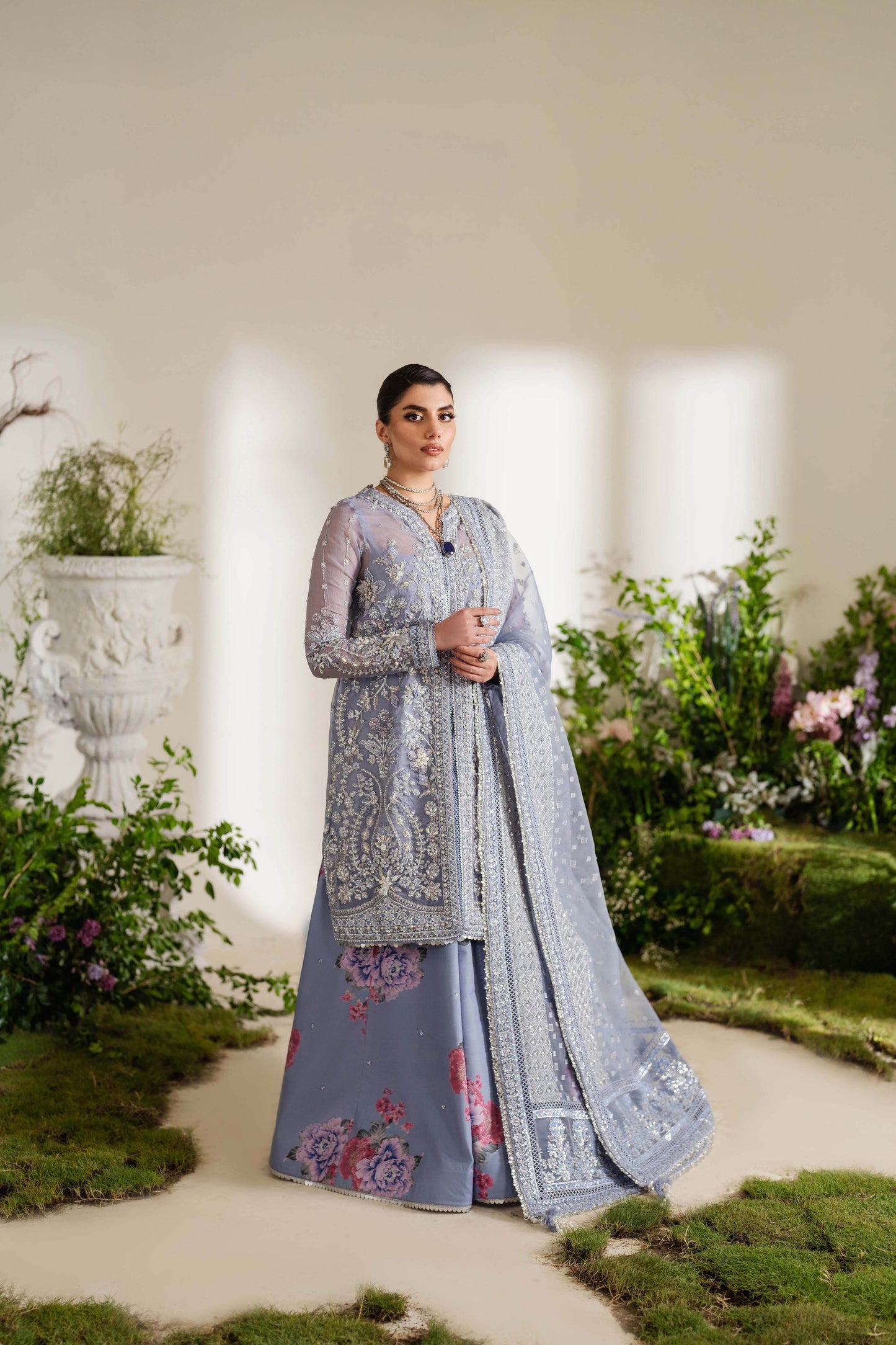 ZOYA & FATIMA REEM Festive Unstitched 4pcs - Jotey