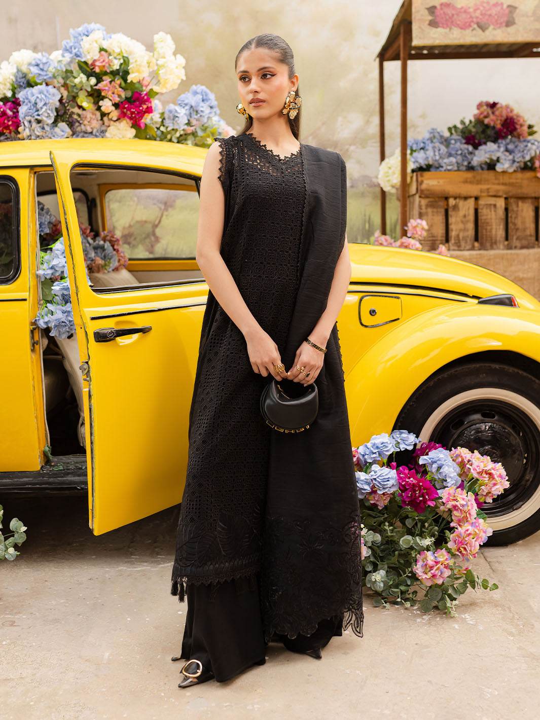 Twilight By Mahnur Embroidered Lawn Unstitched 3pcs - Jotey