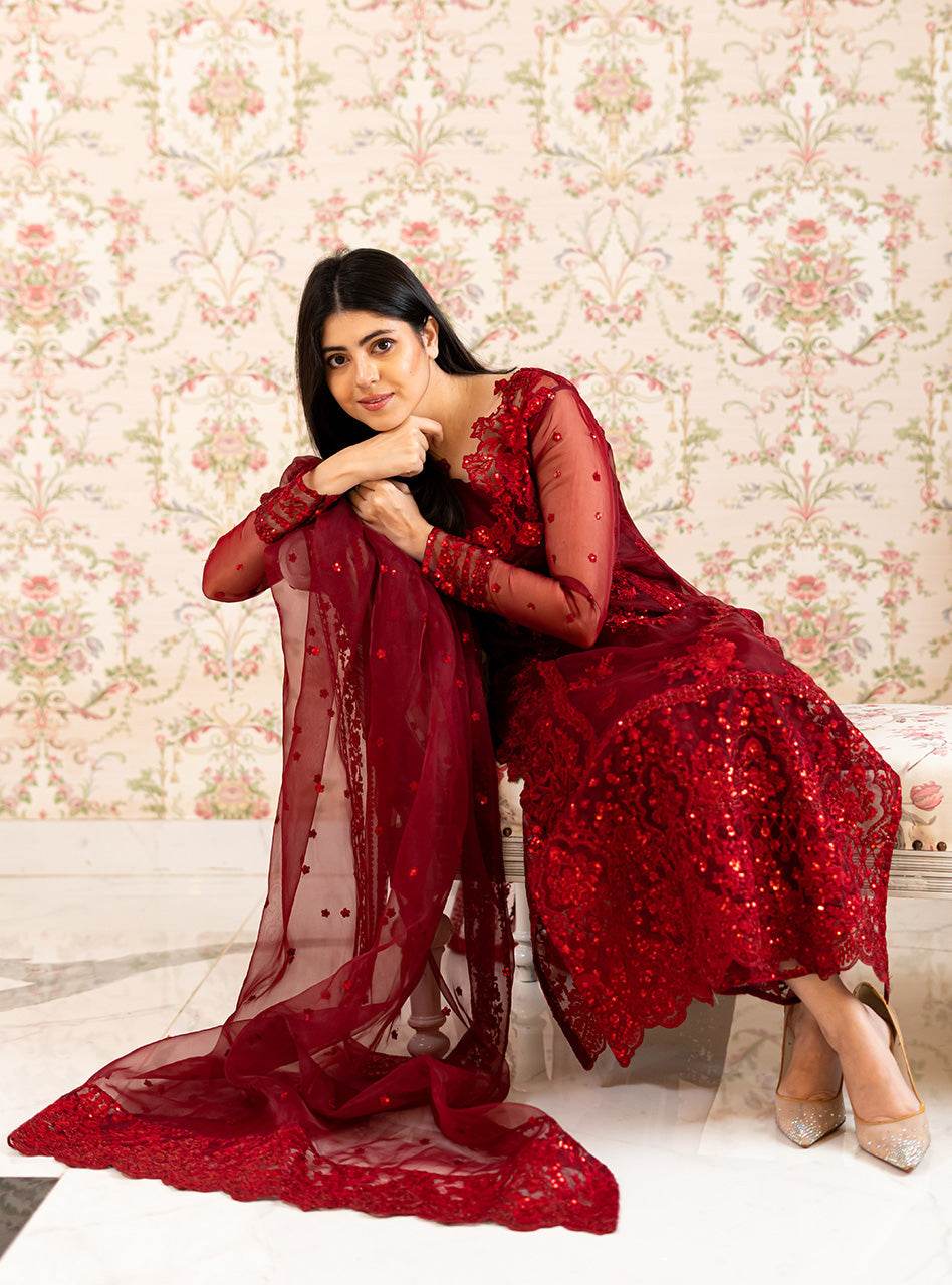 Zainab Chottani Wedding Festive Unstitched 3pcs - Jotey