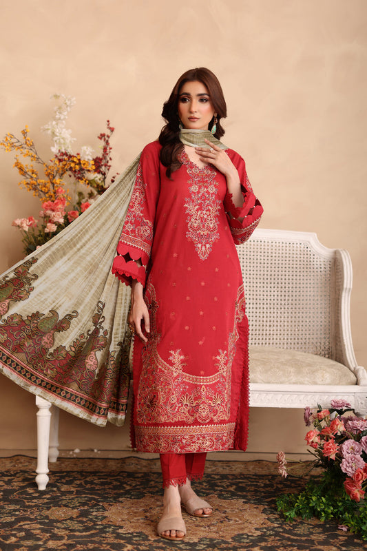 Sabeen by Johra Embroidered Lawn Unstitched 3Pcs