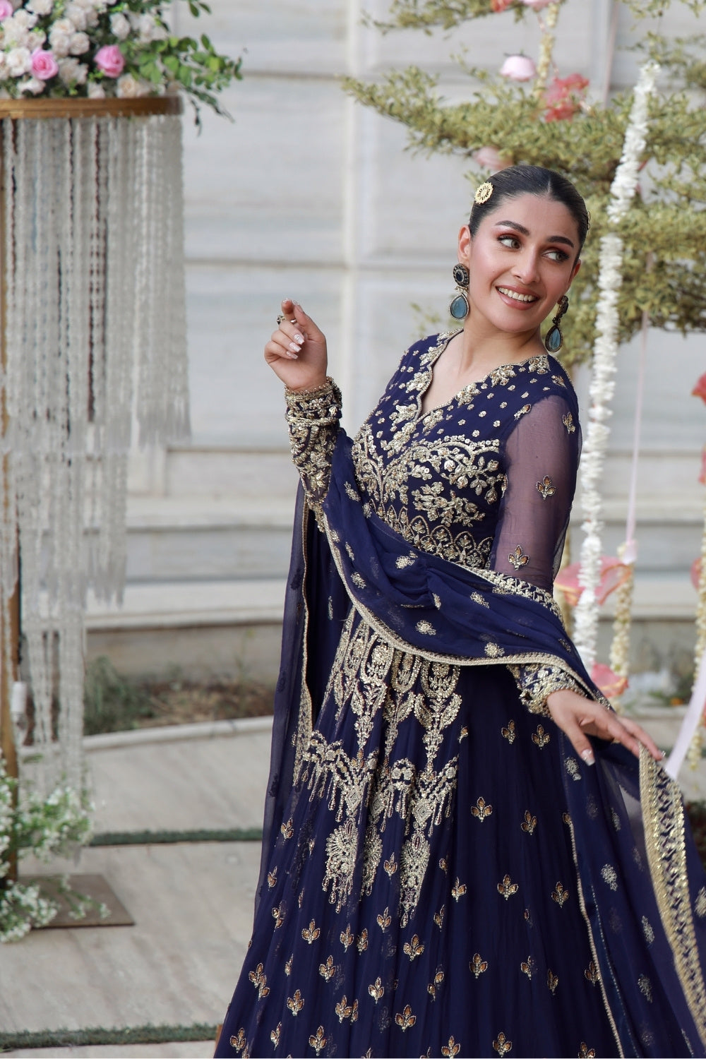 Gulmina Embroidered Chiffon Unstitched 4 Piece