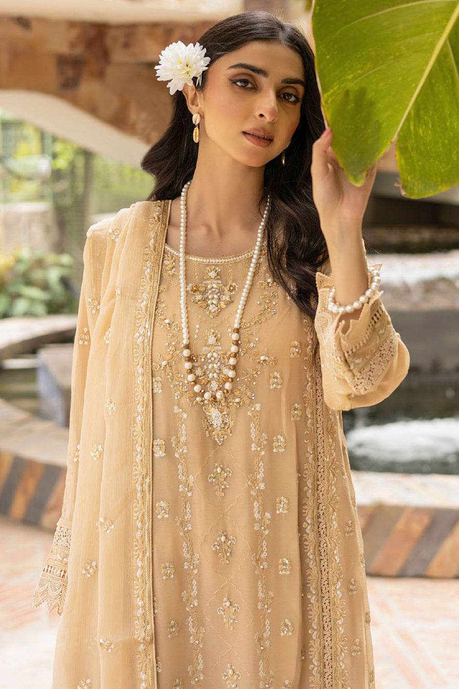 SOHA By Noori Stitched Chiffon Luxury 3pcs - Jotey