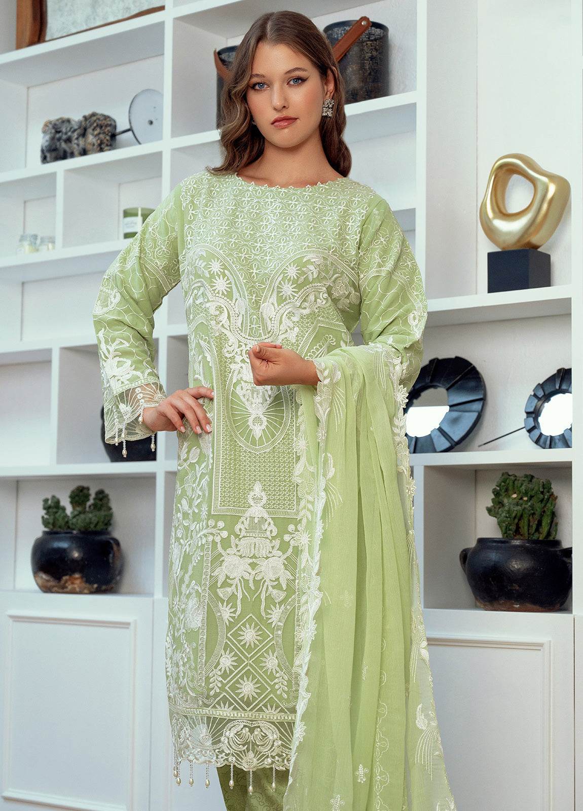 MEHRIMA By Noori Stitched Chiffon Luxury 3pcs - Jotey